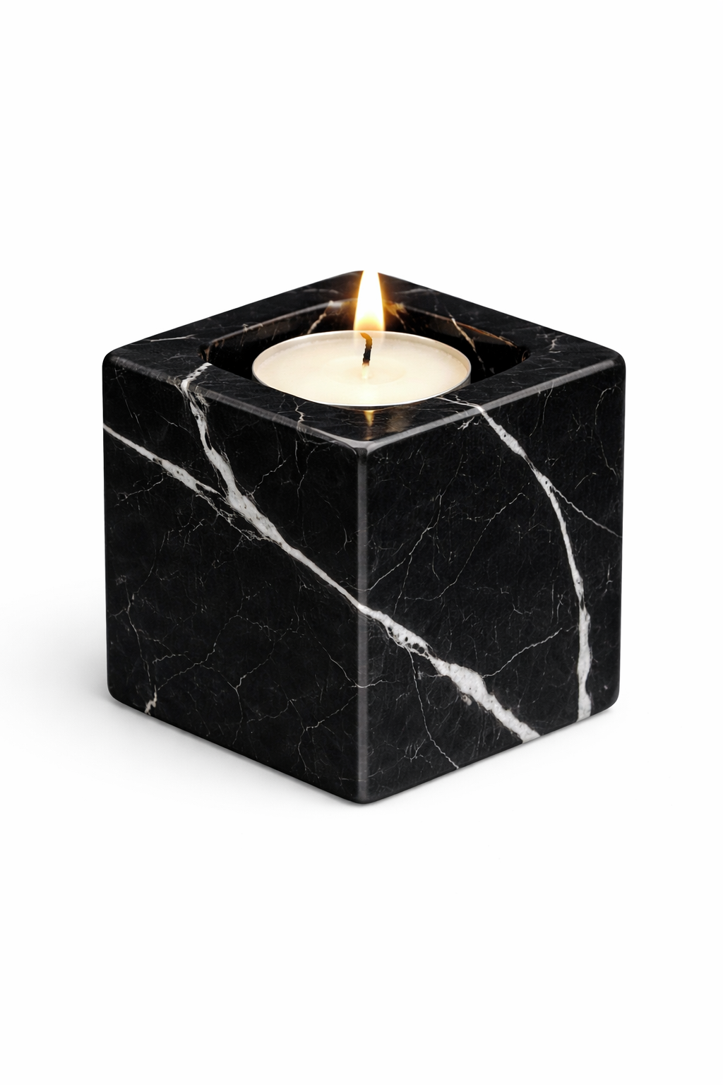 Porta candele in marmo