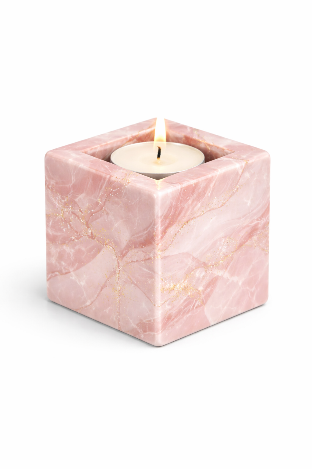 Porta candele in marmo
