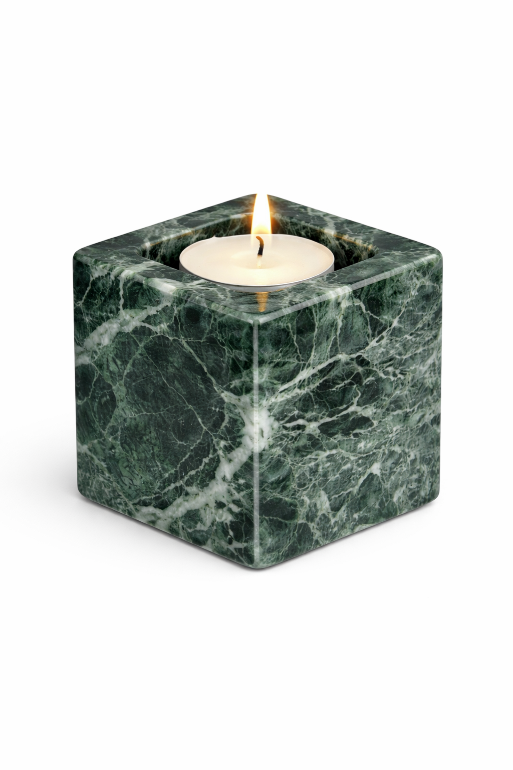 Porta candele in marmo